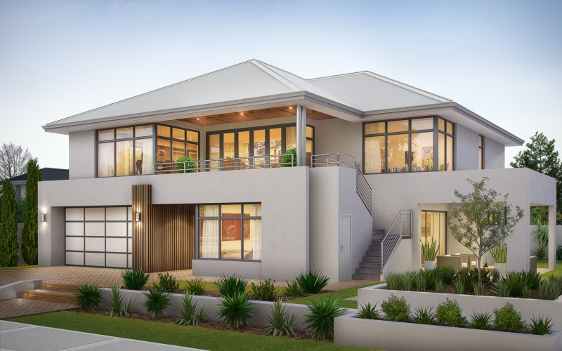 Reverse living 2 storey luxury home